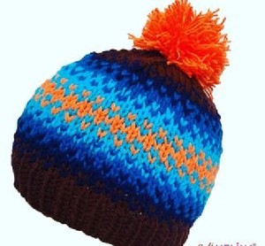 Gorras de lana gris Bennie, diseño personalizado, gorro tejido de lana 100%, rayas a cuadros para viajes de invierno, negocios con logotipo de diseñador - Product Image 3