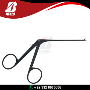 Pinces Alligator Micro-ENT Réutilisables 8 cm, Forme de Coupe, Revêtement Noir, Instrument Manuel pour Dissections Délicates de l'Oreille, du Nez et de la Gorge - Product Image 5