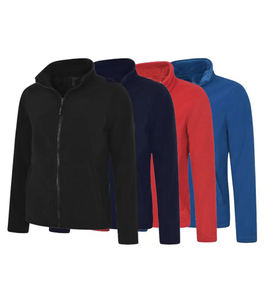 แจ็กเก็ตขนแกะขั้วโลกกันหนาวสำหรับทุกเพศสีเขียวกรมท่าอ่อนนุ่มสีสันสดใสโลโก้ตามสั่งกลางแจ้ง - Product Image 6