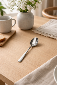 Mr.Spoon Série Montaña Cuillères à soupe, 206 mm, Acier inoxydable 18/0, Argenté, Compatible lave-vaisselle. Idéal pour la maison, l'hôtel, le restaurant. - Product Image 3