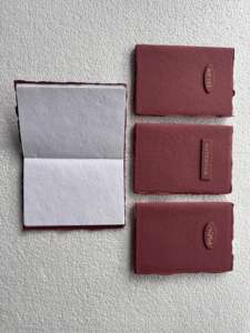 Artículos promocionales ecológicos de papel de trapo de algodón con borde de cubierta elegante hecho a mano - Product Image 4