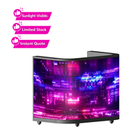 Nuevo Modelo de Cabina de DJ Portátil con Pantalla LED, Control por Aplicación, Soporte de Piso, Elevador, Estuche Resistente, Disponible en Almacén de EE. UU.