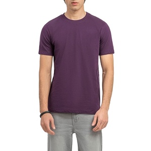 T-shirt Homme Mode Printemps-Été Coupe Classique Couleur Unie 220 g/m² Soie/Coton Respirant Séchage Rapide Manches Courtes Vêtement d'Extérieur - Product Image 2