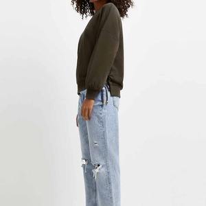 Sweat-shirt femme de haute qualité avec Logo personnalisé/Design imprimé à la mode décontracté surdimensionné respirant sweat-shirt femme 2026 - Product Image 2