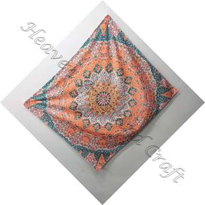 Tapisserie indienne de méditation Yoga décoration Mandala psychédélique motif Floral tenture murale personnalisé imprimé tapisserie d'art mural - Product Image 4