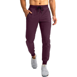 <b>Men</b>’s Relaxed Fit Stretch Pants Elastic Waist Lightweight Casual <b>Trousers</b> - Product Image 2