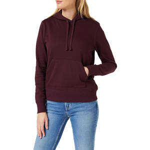 Sudadera con capucha bordada personalizada para mujer Sudadera de estilo callejero de gran tamaño de lana de algodón pesado para logotipo frontal de invierno - Product Image 1