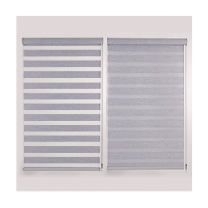 Decowin parsona chất lượng tốt nhất dễ dàng Combi rèm cửa sổ được xây dựng trong ánh sáng Lọc Zebra Shades tốt nhất xếp li vải đồng bằng kỹ thuật - Product Image 2