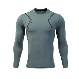 Camisetas de Compresión Personalizadas para Hombre, Camiseta Deportiva de Manga Larga de Secado Rápido, Camisetas de Compresión - Product Image 1