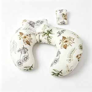 Almohada de lactancia con estampado floral personalizado, almohada de apoyo para maternidad, almohada de posicionamiento para bebés - Product Image 1
