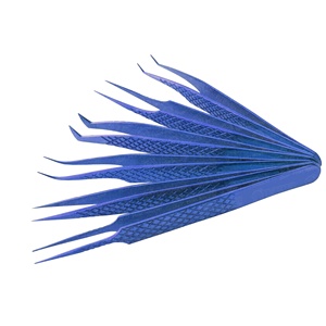 แหนบขนตาสแตนเลสอเนกประสงค์พร้อมที่จับที่สะดวกสบายและปลายแหลมไฟเบอร์ออกแบบโลโก้ได้ตามต้องการ - Product Image 3