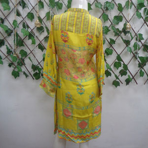 High Quality <b>Women's</b> Vibrant Viscose Crepe Kurti with Digital Print for Casual Wear Available at Best Price - Product Image 2