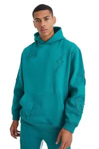 ชุดวอร์มผู้ชายผ้าคอตตอนเทคฟลีซ 2 ชิ้น ปี 2026 ผ้าหนา เสื้อสเวตเชิ้ตและกางเกงขายาวสำหรับผู้ชาย - Product Image 6