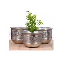 Perlengkapan kebun pot tanaman buatan | & penanam desain Royal alat kebun pot bunga tanaman sukulen