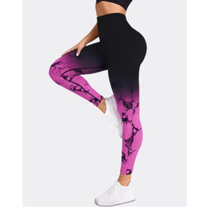Leggings de sport sans couture haute performance de qualité supérieure Leggings de fitness de yoga taille haute personnalisables pour femmes - Product Image 4