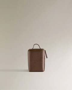 ÉTUI DE MAQUILLAGE COSMÉTIQUE EN CUIR PUR CLASSY SAC DE MAQUILLAGE EN CUIR CUIR VÉRITABLE POCHETTE COSMÉTIQUE ORGANISATEUR DE VOYAGE TOILETTE EMBRAYAGE - Product Image 3