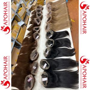 ขายส่งวิกผมลูกไม้เต็มตรง100% ผมมนุษย์ที่กำหนดเองสี HD ลูกไม้โรงงานแนวโน้มด้านบน - Product Image 4