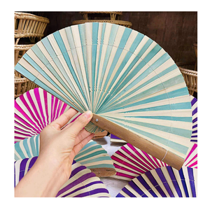 Proveedor Abanicos de mano de bambú Ventilador de tejido a mano para suministros de refrigeración de verano Decoración de pared de granja Favores de fiesta de boda Artesanía de Bambú - Product Image 4