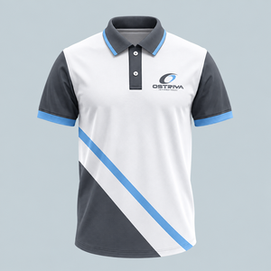 เสื้อโปโลผู้ชายแขนสั้นคุณภาพสูงสไตล์สตรีทแวร์ขายดี  ใส่สบาย  รับสกรีนโลโก้  ลายเรียบ - Product Image 2