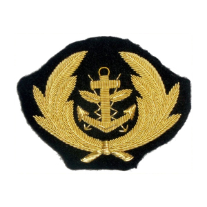 Insigne en fil d'or Bullion Patch personnalisé Bullion Cap Device Wholesale Fire Service Scouts Outdoor Patch Insignia Bullion French Wire - Product Image 1