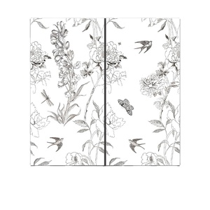 Luz suave de cerámica 400x800 Blanco leche Menta Verde Azulejos de baño francés Azulejos de pared de baño de cocina - Product Image 1