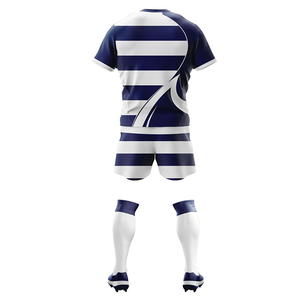 L'ensemble d'uniformes de rugby accepte les exigences du client Kits de rubis personnalisés au meilleur prix fabriqués avec un uniforme en polyester 100% - Product Image 4