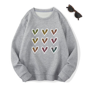 Sudaderas con capucha de algodón suave Unisex, sudaderas con estampado de ajuste relajado, atractivo informal transpirable para mujer, estampado frontal, precio barato al por mayor - Product Image 6