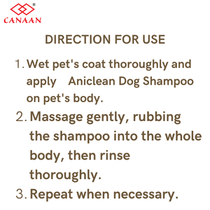 Shampooing écologique pour chiens Aniclean Top Choice pour le nettoyage durable et le toilettage des chats Petits animaux Ingrédients naturels - Product Image 3