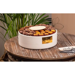 Cuenco de chocolate de diseño estándar, cuenco de metal blanco y dorado de la mejor calidad para fiestas de boda, cuenco de catering al precio más bajo - Product Image 4