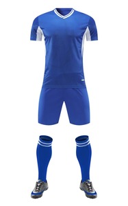Camisetas para niños azules y amarillas de alta calidad personalizadas, ropa de fútbol y fútbol de equipo de calidad con diseño de logotipo de sublimación - Product Image 3