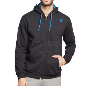Top vente OEM Service hommes fermeture éclair sweats à capuche prix de gros hommes fermeture éclair sweats à capuche 100% hommes fermeture éclair sweats à capuche - Product Image 1