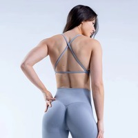 Ensemble de yoga fitness pour femmes, ensemble de sport 2 pièces sans couture, soutien-gorge de sport et short, vêtements de sport, couleurs personnalisées, respirant, séchage rapide, extensible, léger