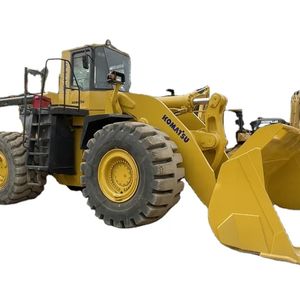 ใช้ Komatsu รถแบคโฮ WA600-3เดอร์โหลดเดอร์รุ่น2020 37KW กำลังพร้อมมอเตอร์หลัก3Ton พิกัดโหลดเกียร์และปั๊มเครื่องยนต์ - Product Image 1
