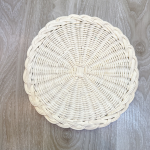 New Design Vintage Rattan Round <b>Christmas</b> <b>Placemats</b> Wicker <b>Placemats</b> Round Shaped Wholesale from Vietnam cheap price - Product Image 4