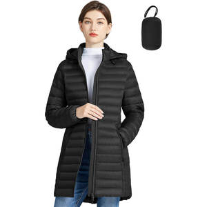 Manteau bouffant respirant pour femme en polyester coupe-vent et confortable - Product Image 1