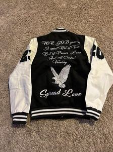 2023 Varsity Jacket pour hommes chenille broderie logo personnalisé étiquettes personnalisées emballage personnalisé Baseball Bomber laine veste - Product Image 6