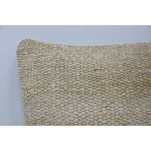 หมอนผ้าแคนธาขนสัตว์สีเบจ16x16นิ้วดีไซน์โบโฮแบบชนบทพร้อมลายดอกไม้ปักวินเทจสำหรับบ้านหรือโซฟา - Product Image 2