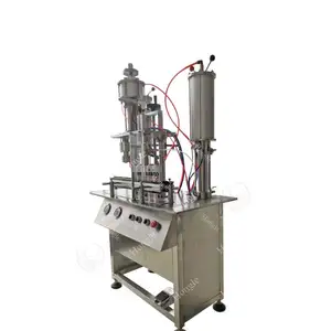 Semi Automatic Aerosol Spray Paint Filling Machine For Graffiti / Furniture Repair / Car Refinishing