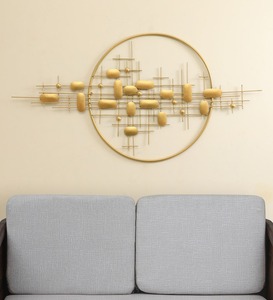 Round Shaped Home <b>Decor</b> Metal Wall Hanging Tree Design in Brass Aluminum Iron Good Looking Wall <b>Decor</b> Color-Changing Feature - Product Image 1