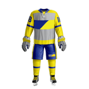 Uniformes de hockey sobre césped hechos a medida de poliéster 100%, conjuntos de Nombres de equipo OEM con técnica de sublimación directa desde Pakistán - Product Image 6