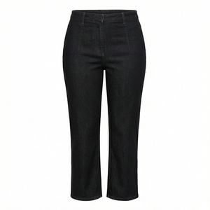 Pantalons en jean pour femmes de haute qualité, couleur personnalisée, décontractés, pour tous les jours, style streetwear, jeans à jambes larges, tendance, pantalons amples - Product Image 1