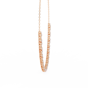 Hermoso Collar de Oro de 18K para Mujer con Diamantes Cultivados en Laboratorio - Product Image 5