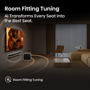 Ensemble téléviseur LED et barre de son sans fil, mini système home cinéma avec son multicanal pour une expérience de divertissement optimale - Product Image 6