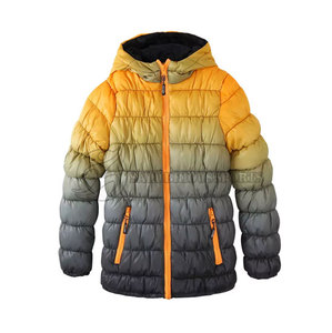 Veste de bombardier épaisse pour femmes capuche multicolore matelassé imperméable coupe-vent écologique manteau d'hiver respirant chaud - Product Image 1