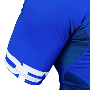 Protège-éruption en polyester 100% avec logo personnalisé OEM pour hommes Conception à manches longues avec compression de couleur unie UPF 50 pour MMA et natation - Product Image 4