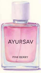 Pink <b>Berry</b> Attar by Ayursav <b>Fresh</b> Fruity Floral Perfume Oil Vibrant <b>Berry</b> Aroma for Daily Luxury - Product Image 2