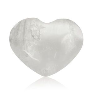 Cristal de Selenita Natural en Forma de Corazón de 4.5cm - Piedra Curativa Decorativa - Product Image 1