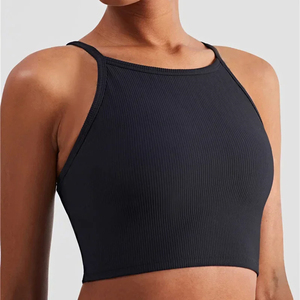 Sujetador deportivo con logotipo personalizado Ropa deportiva Sujetadores de entrenamiento Gimnasio Fitness Camiseta sin mangas Yoga Sujetador deportivo Mujer - Product Image 6
