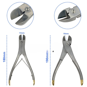 Surgiright กรรไกรตัดลวดแบบแมนนวล, กรรไกรตัดลวดแบบข้อต่อสองชั้น1ชิ้นพร้อมอุปกรณ์ผ่าตัดกระดูก - Product Image 3