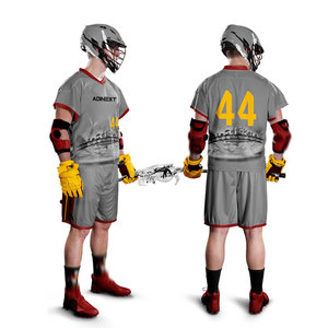 Uniforme de Lacrosse Personalizado de Talla Grande con Diseño Propio, Color y Logotipo a Elección, Transpirable, 100% Poliéster, Ropa Deportiva de Alta Calidad - Product Image 1